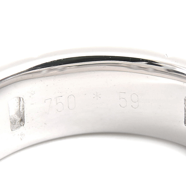 エルメス 指輪 メンズ ヘラクレス リング 刻印サイズ59 実測18.5号程度 幅6.4mm ホワイトゴールド 750WG K18WG HERMES 中古