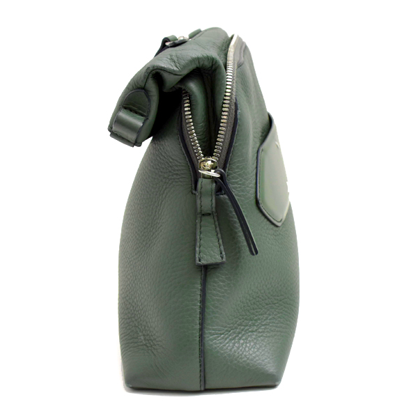 メゾンマルジェラ バッグ メンズ レディーズ 5AC ショルダーバッグ ハンドバッグ レザー グリーン Maison Margiela SB1WG003 中古