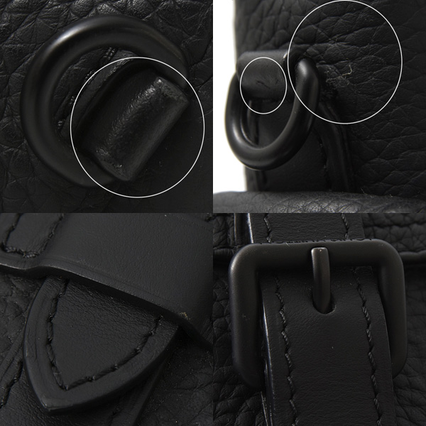 ルイヴィトン バッグ メンズ ナノ クリストファー ショルダーバッグ 2WAY トリヨンレザー ノワール Louis Vuitton M83164 中古