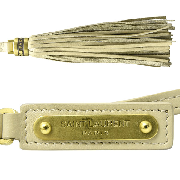 サンローラン バッグ レディース ルー カメラバッグ ショルダーバッグ カサンドラ レザー ベージュ SAINT LAURENT 574494 中古