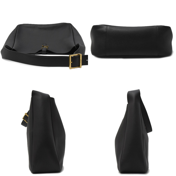 サンローラン バッグ レディース LE 5 A 7 ソフト ラージ トートバッグ グレインレザー ブラック SAINT LAURENT 中古