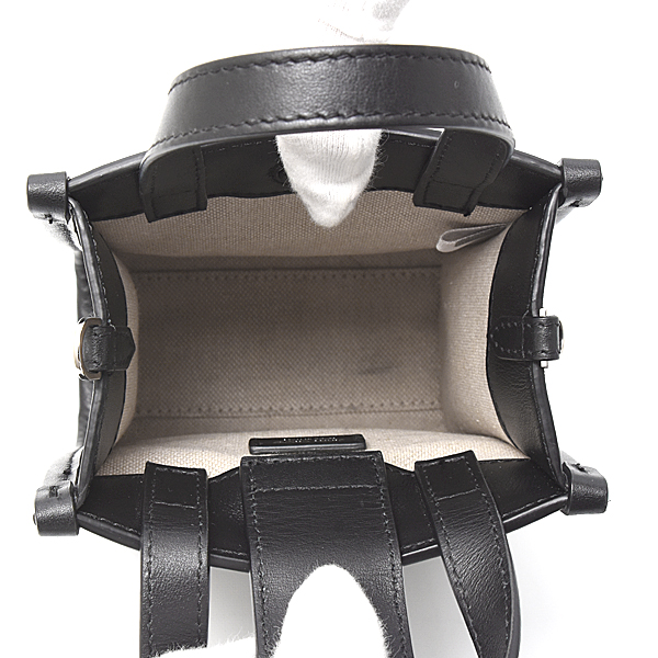 ジミーチュウ バッグ レディース 2WAYトートバッグ MINI N/S TOTE レザー ブラック JIMMY CHOO 中古