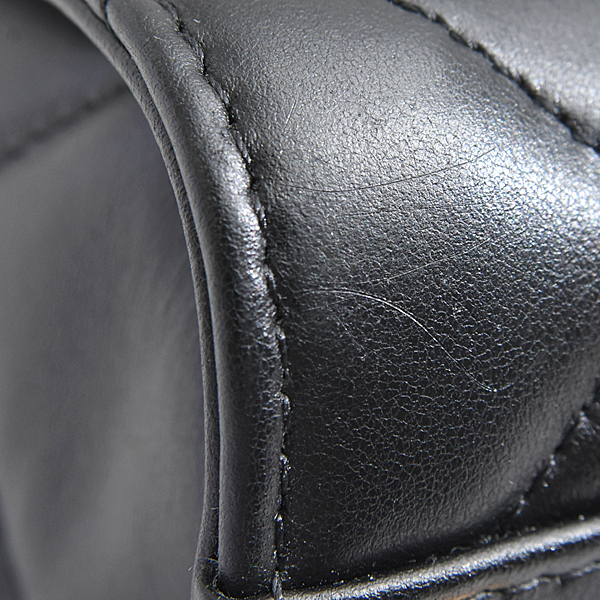 シャネル バッグ レディース マトラッセ チェーントート ショッピングバッグ カーフスキン ランダム ブラック CHANEL 中古