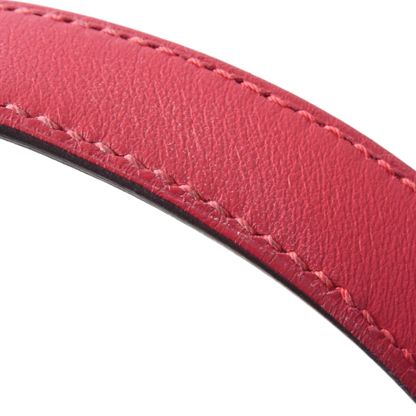 エルメス バッグ レディース H アンビエ 27 ハンドバッグ トワルアッシュ×スイフト フランボワーズ HERMES 中古