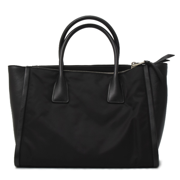 プラダ バッグ レディース 2WAY トート ショルダーバッグ ナイロン ブラック PRADA 1BA183 中古