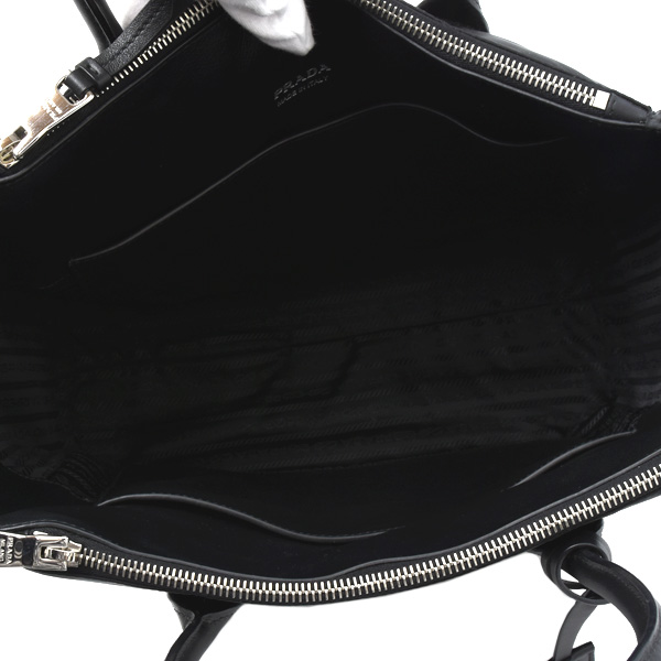 プラダ バッグ レディース 2WAY トート ショルダーバッグ ナイロン ブラック PRADA 1BA183 中古