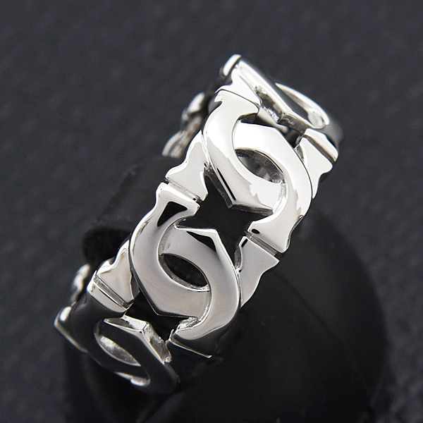 カルティエ 指輪 レディース リング 51号 実寸10号 ホワイトゴールド Cartier 750WG 中古