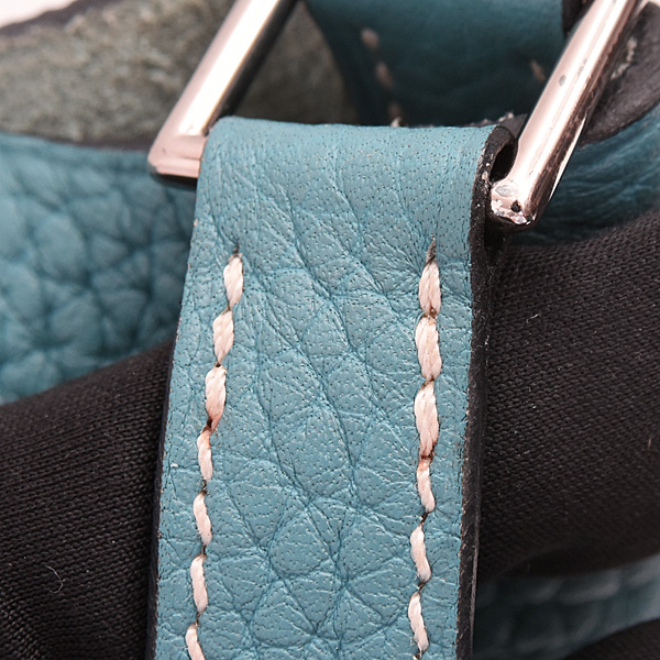 エルメス バッグ レディース ピコタンロックPM □R刻 トリヨンクレマンス ブルージーン HERMES 中古