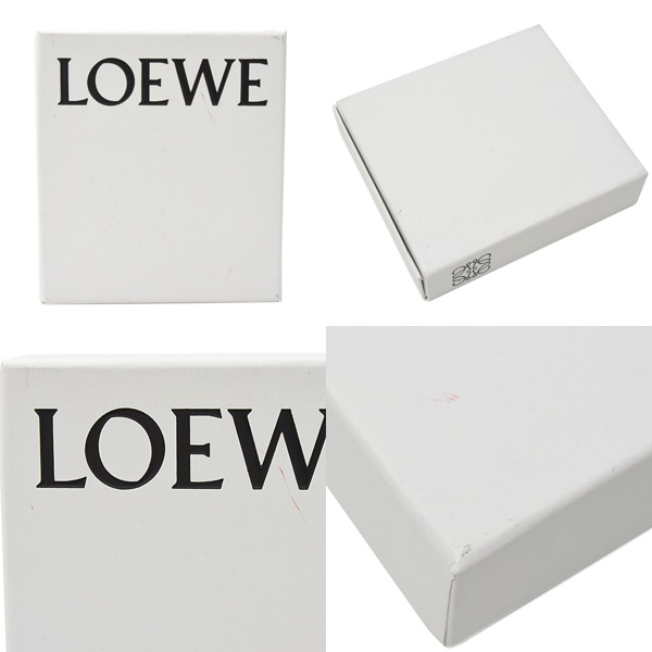 ロエベ 財布 レディース バーティカル ウォレット スモール 三つ折り財布 レザー ローズマリー/タン LOEWE 中古