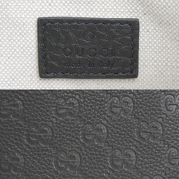 グッチ バッグ レディース GGエンブレム ミディアム ハンドバッグ ショルダーバッグ 2WAY ブラック レザー GUCCI 815277 中古