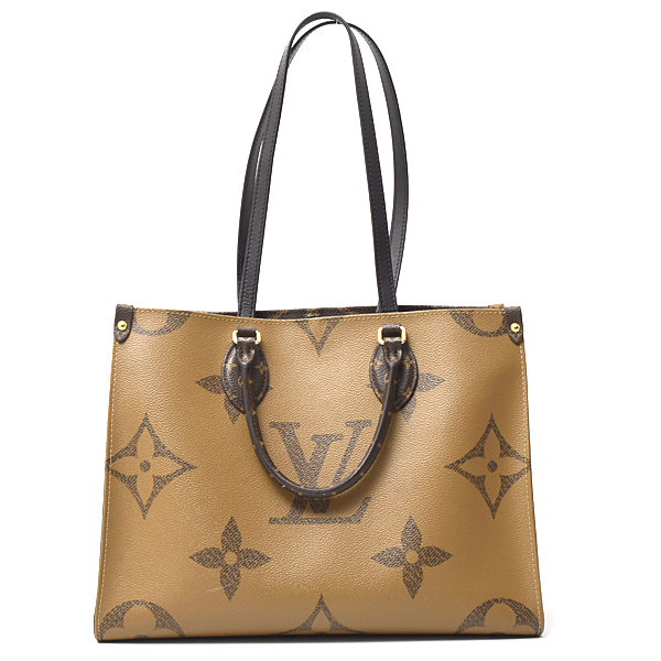 ルイヴィトン バッグ レディース モノグラムジャイアントリバース オンザゴーMM ショルダー トート Louis Vuitton M45321 中古