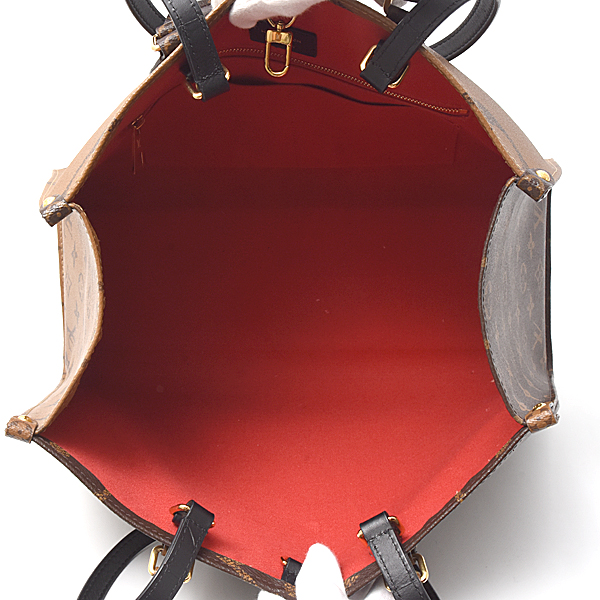 ルイヴィトン バッグ レディース モノグラムジャイアントリバース オンザゴーMM ショルダー トート Louis Vuitton M45321 中古