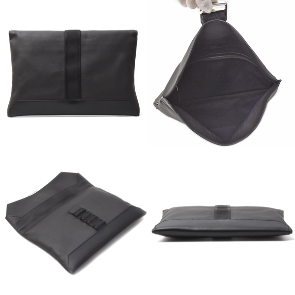 エルメス バッグ メンズ シティスライド クラッチバッグ Y刻印 トリヨンクリストバル ブラック HERMES 中古