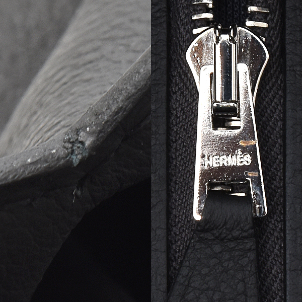 エルメス バッグ メンズ シティスライド クラッチバッグ Y刻印 トリヨンクリストバル ブラック HERMES 中古