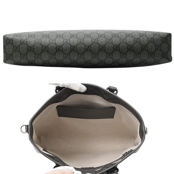グッチ バッグ メンズ オフィディア GG ミディアム トートバッグ 2WAY  グレー系  GUCCI 792118 FADJK 1242 中古