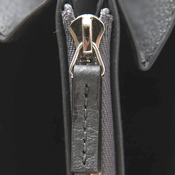 グッチ 財布 メンズ レディース ジップアラウンドウォレット オフィディア GGスプリーム キャンバス グレー GUCCI 706844 中古