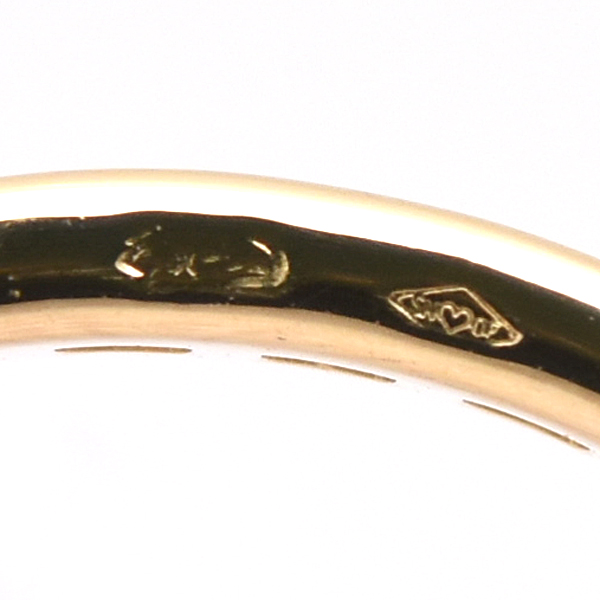 カルティエ 指輪 レディース スリーバングルズ トリニティ フルダイヤ リング 52号 ゴールド Cartier 750YG×WG×PG 中古