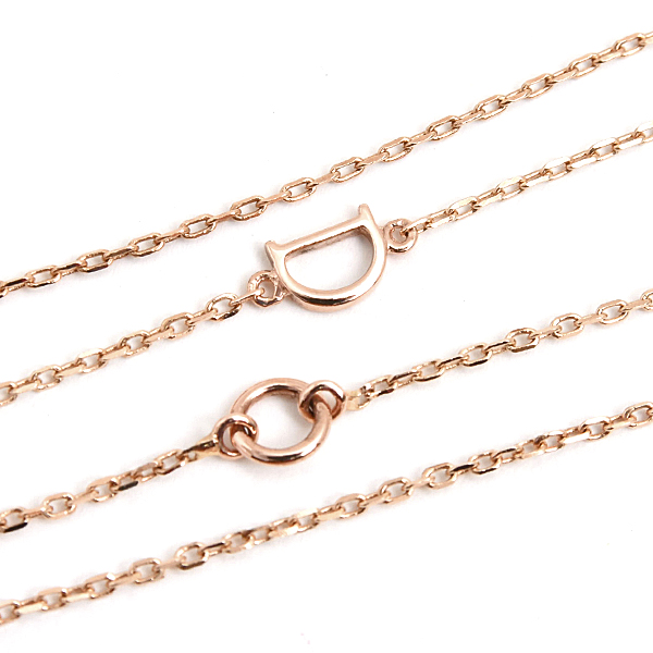 ダミアーニ ネックレス レディース JAL限定 ベルエポック 1Pダイヤ クロス ペンダント ピンクゴールド DAMIANI 375PG K9PG 中古