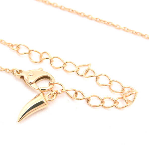 タサキ ネックレス レディース デインジャー ファング パール ダイヤモンド ネックレス D0.09ct ゴールド TASAKI K18YG 中古