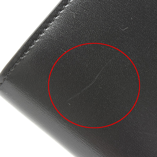 セリーヌ 財布 レディース スモール フラップウォレット トリオンフ 2つ折り財布 レザー ブラック CELINE 10D783 中古