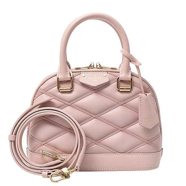 ルイヴィトン バッグ レディース アルマBB 2WAYショルダーバッグ ハンドバッグ ラムレザー ロザベラ Louis Vuitton M24453 中古