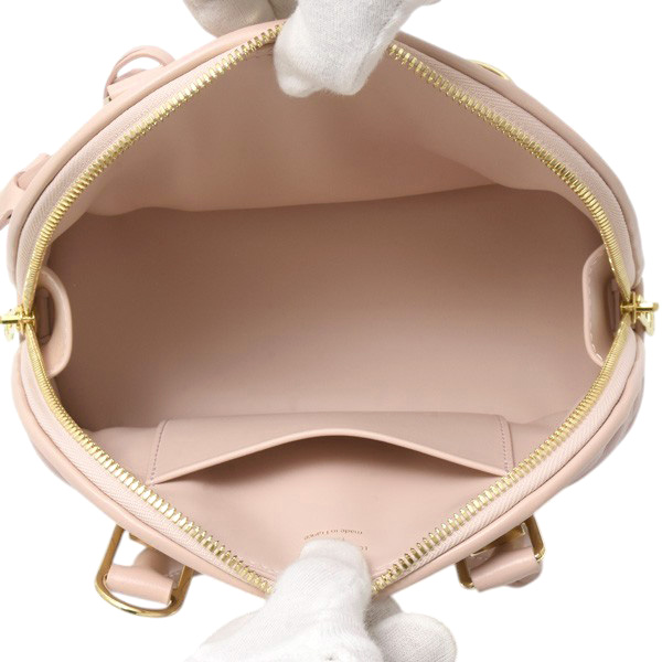 ルイヴィトン バッグ レディース アルマBB 2WAYショルダーバッグ ハンドバッグ ラムレザー ロザベラ Louis Vuitton M24453 中古