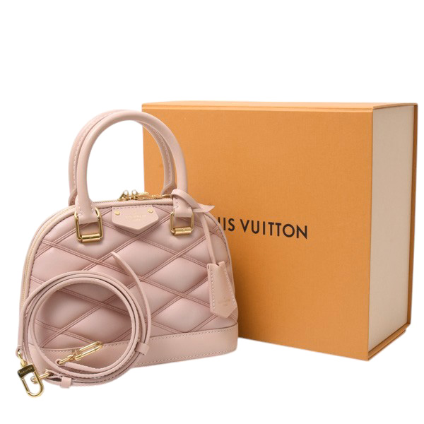 ルイヴィトン バッグ レディース アルマBB 2WAYショルダーバッグ ハンドバッグ ラムレザー ロザベラ Louis Vuitton M24453 中古