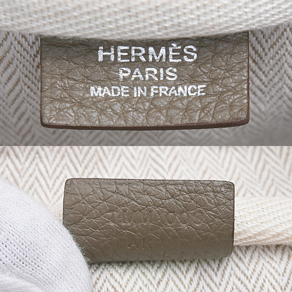 エルメス バッグ レディース ヴィクトリア2 35 ミニボストンバッグ T刻印 エトゥープ トリヨンクレマンス HERMES 中古