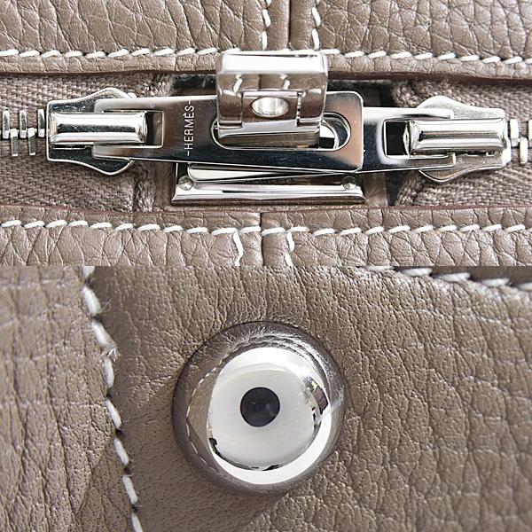 エルメス バッグ レディース ヴィクトリア2 35 ミニボストンバッグ T刻印 エトゥープ トリヨンクレマンス HERMES 中古