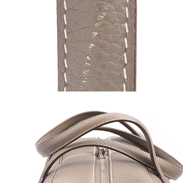 エルメス バッグ レディース ヴィクトリア2 35 ミニボストンバッグ T刻印 エトゥープ トリヨンクレマンス HERMES 中古