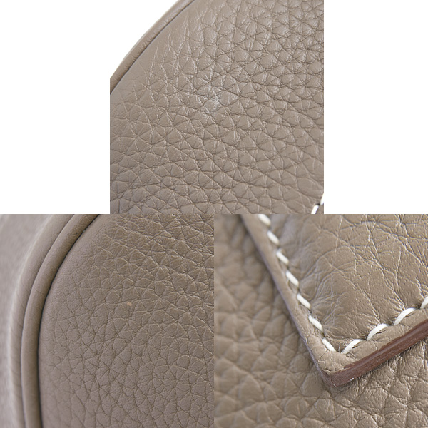 エルメス バッグ レディース ヴィクトリア2 35 ミニボストンバッグ T刻印 エトゥープ トリヨンクレマンス HERMES 中古