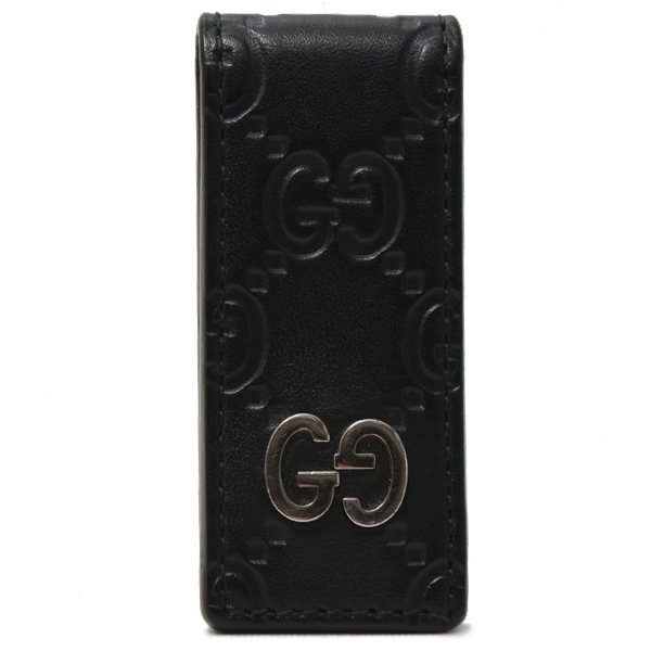 グッチ ブランド小物 ユニセックス マネークリップ グッチシマ お札 紙幣挟み カーフ GUCCI 中古