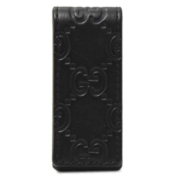 グッチ ブランド小物 ユニセックス マネークリップ グッチシマ お札 紙幣挟み カーフ GUCCI 中古