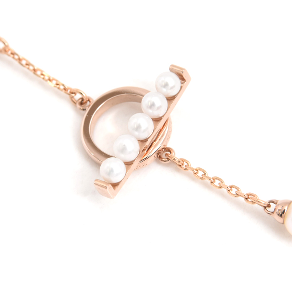 タサキ ネックレス レディース プチ パール ネックレス ベビーパール ピンクゴールド TASAKI 750PG 中古