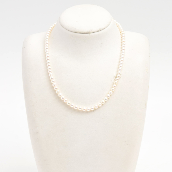 タサキ ネックレス レディース プチ パール ネックレス ベビーパール ピンクゴールド TASAKI 750PG 中古