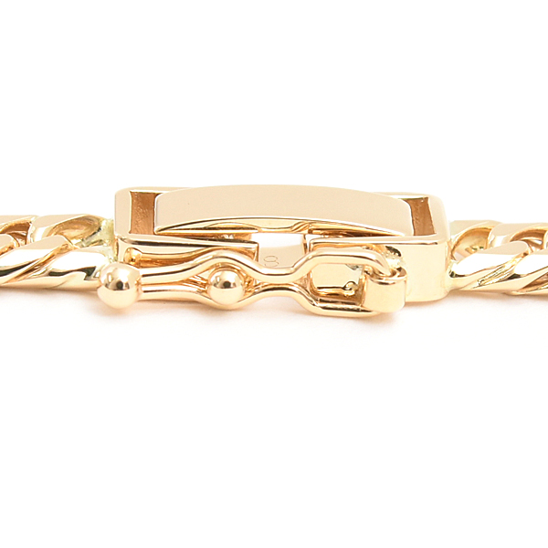 喜平 ネックレス K18 6面カット ダブル 30g 50cm 造幣局検定刻印入 メンズ レディース チェーン イエローゴールド YG 中古