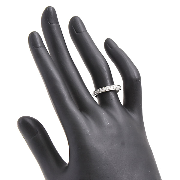 ブルガリ 指輪 レディース マリーミー ダイヤモンド フルエタニティ リング 実測12号 プラチナ BVLGARI AN852592 PT950 中古