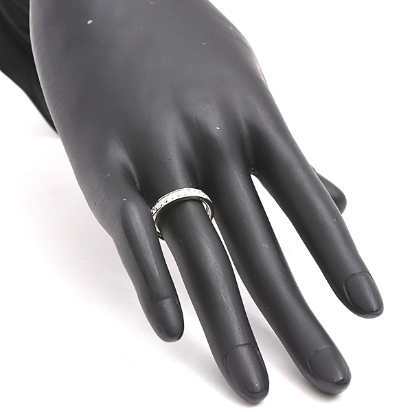 ブルガリ 指輪 レディース マリーミー ダイヤモンド フルエタニティ リング 実測12号 プラチナ BVLGARI AN852592 PT950 中古