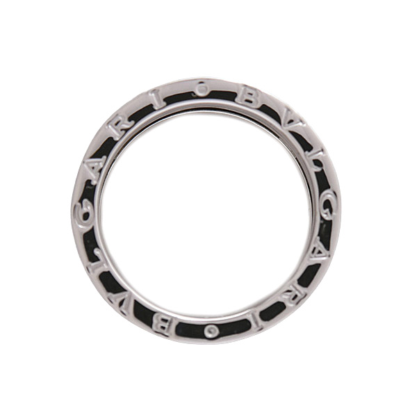 ブルガリ 指輪 レディース メンズ ビーゼロワン B-ZERO1 リング 58号 実寸17号 ホワイトゴールド 750WG BVLGARI 中古