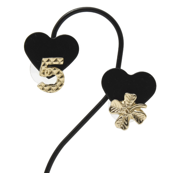 シャネル ジュエリー レディース No.5 クローバー ピアス メタル CHANEL 中古