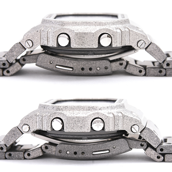 カシオ 時計 メンズ G-SHOCK Gショック 40周年限定モデル クリスタライズド ソーラー シルバー デジタル文字盤 SS CASIO GMW-B5000PS-1JR 中古