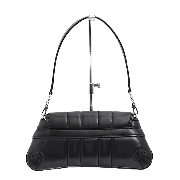 グッチ バッグ レディース ホースビット スモール ハンドバッグ 2WAY チェーンショルダー ブラック GUCCI 764339 中古