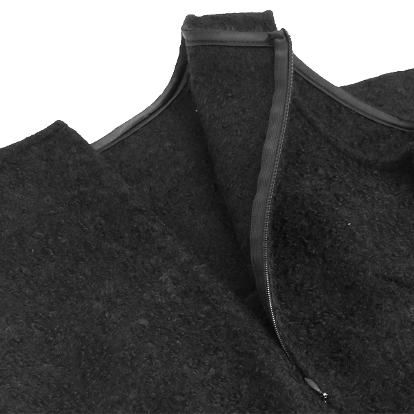 フェンディ レディース サイドライン ノースリーブワンピース フェンディジーンズ ウール モヘア ポリエステル ブラック FENDI JEANS 中古