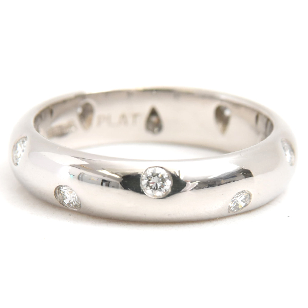 ティファニー 指輪 レディース ドッツリング 9号 プラチナ TIFFANY PLAT 中古
