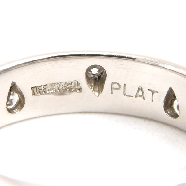 ティファニー 指輪 レディース ドッツリング 9号 プラチナ TIFFANY PLAT 中古