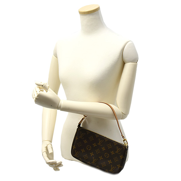 ルイヴィトン バッグ レディース ポシェット アクセソワール ハンドバッグ ポーチ モノグラム Louis Vuitton M51980 中古