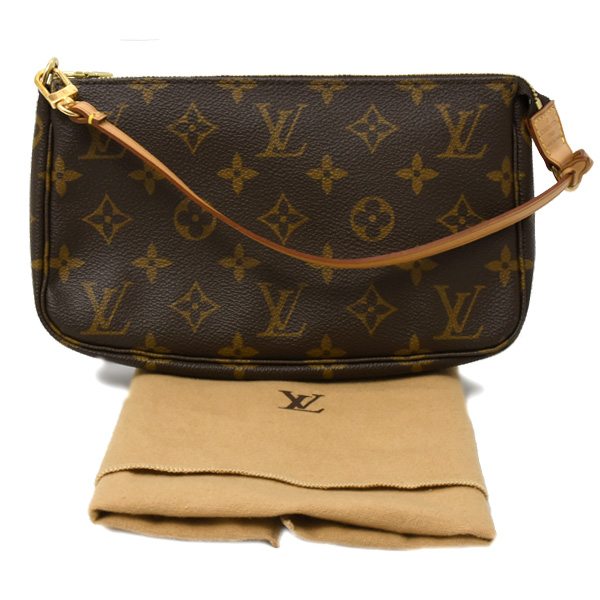 ルイヴィトン バッグ レディース ポシェット アクセソワール ハンドバッグ ポーチ モノグラム Louis Vuitton M51980 中古