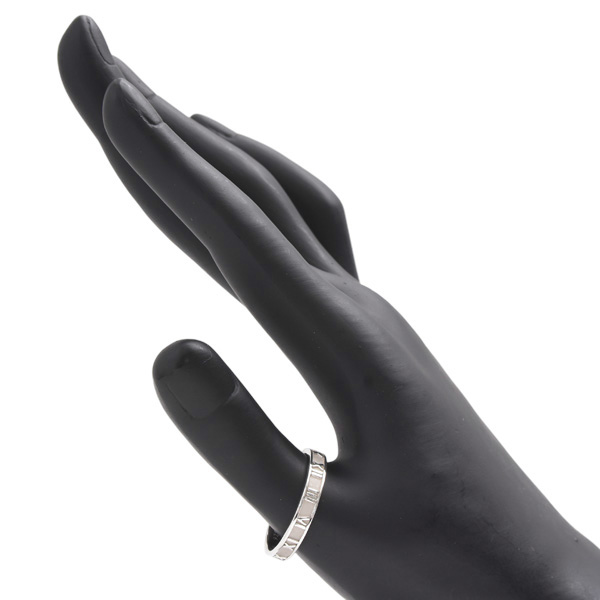 ティファニー 指輪 レディース メンズ アトラスリング 実測サイズ24号 3.4g スターリングシルバー SV925 TIFFANY 中古