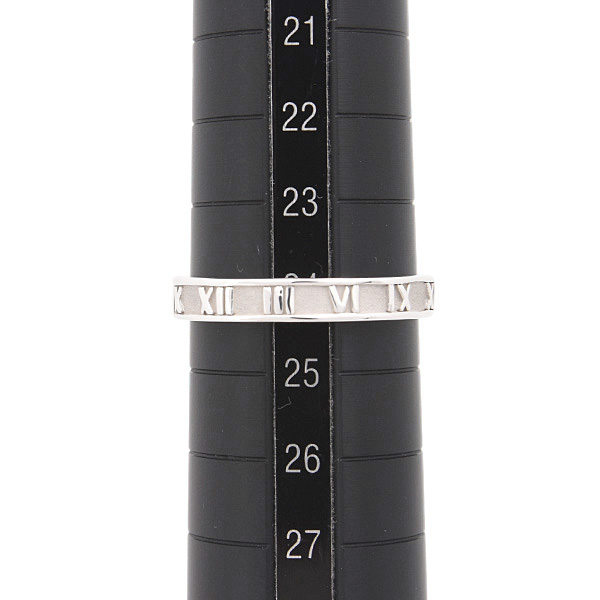 ティファニー 指輪 レディース メンズ アトラスリング 実測サイズ24号 3.4g スターリングシルバー SV925 TIFFANY 中古