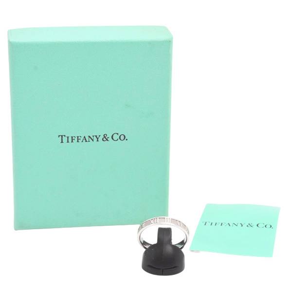 ティファニー 指輪 レディース メンズ アトラスリング 実測サイズ24号 3.4g スターリングシルバー SV925 TIFFANY 中古